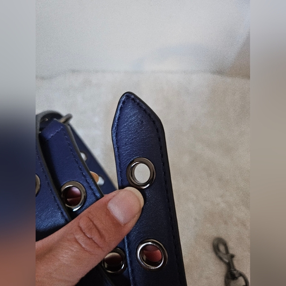 Rebecca Minkoff Hook Up Shoulder Bag Blue/Purple - Picture 16 of 16